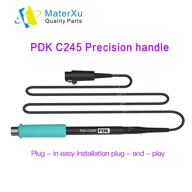 MasterXu-mango de soldadura i2C PDK C115 C210 C245, Kit de soporte para JBC SUGON OSS GVM T36 T28, piezas de repuesto para Estación de soldadura