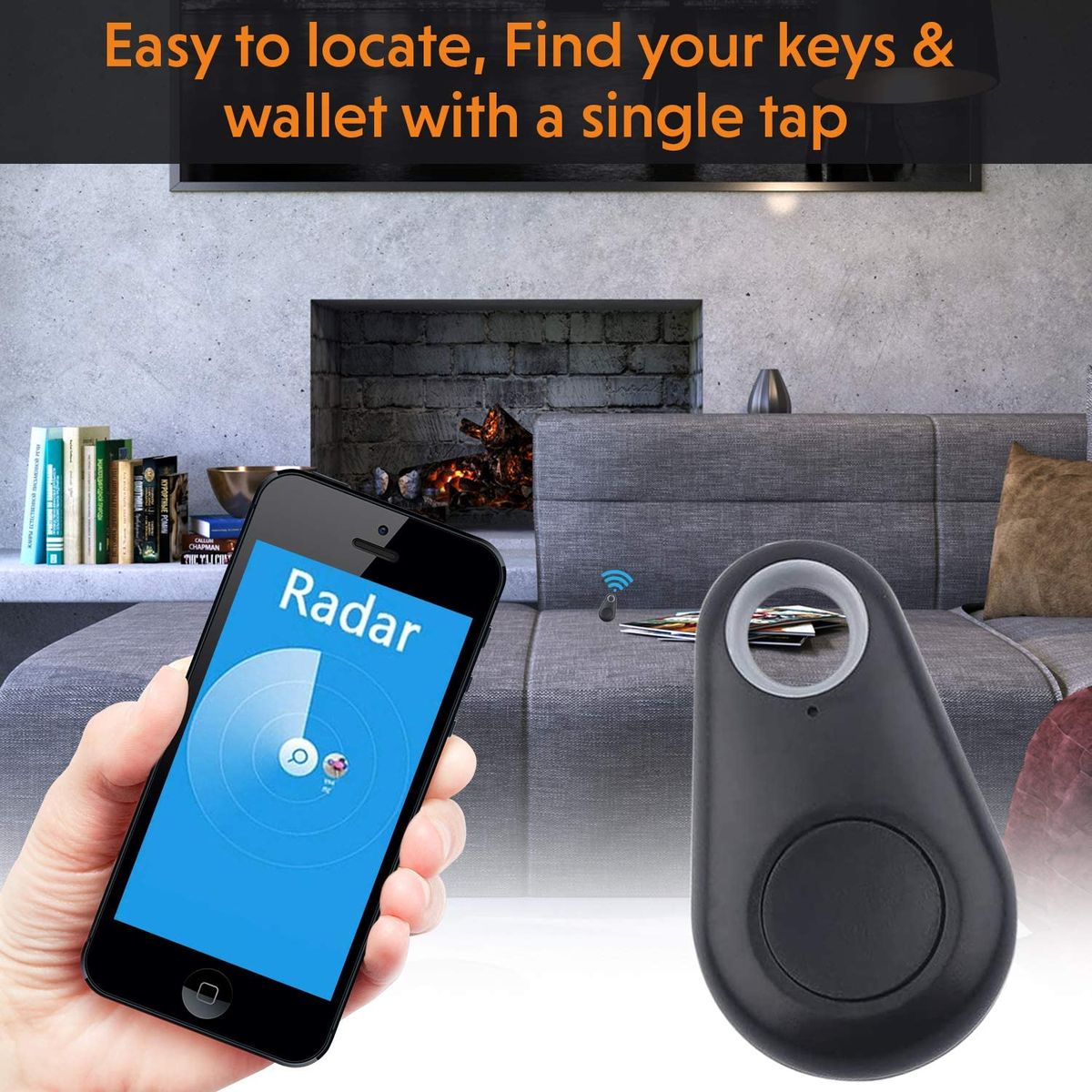 Trådløs nøglefinder gps mål søgeord smart tracker bluetooth locator trådløs anti-tabt alarmsensor til nøglepung bilbørn