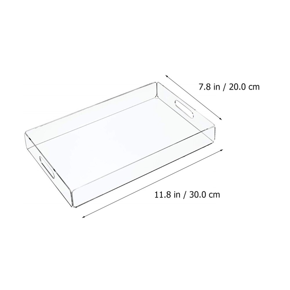 Praktische acryl fruitschaal duurzame drankschaal snackschaal voor thuis