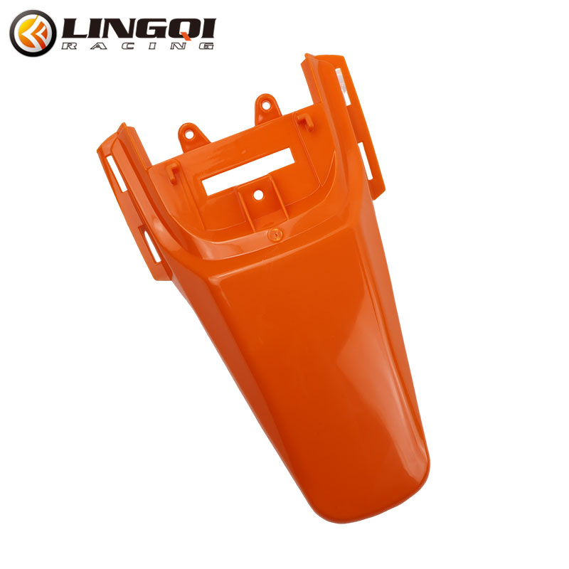 LINGQI CRF50 Rear Fender Motorcycle Pit Dirt Bike Mudguard Mud Guard Plastic Body Cover for CRF 50 Protection Accessories: Orange