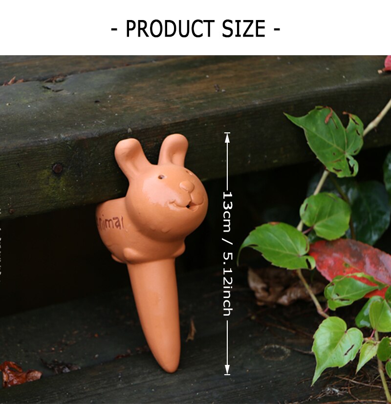 Irrigatori automatici per piante 1PC argilla forniture per animali domestici adorabili strumento contagocce Kit di irrigazione a goccia per irrigazione da giardino