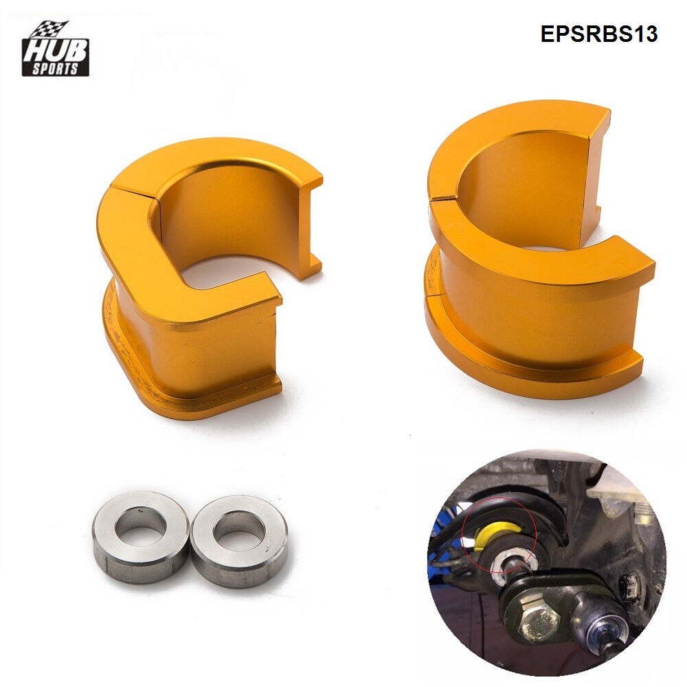 Aluminium Offset Steering Rack Solid Bushings Drivers For Nissan S13