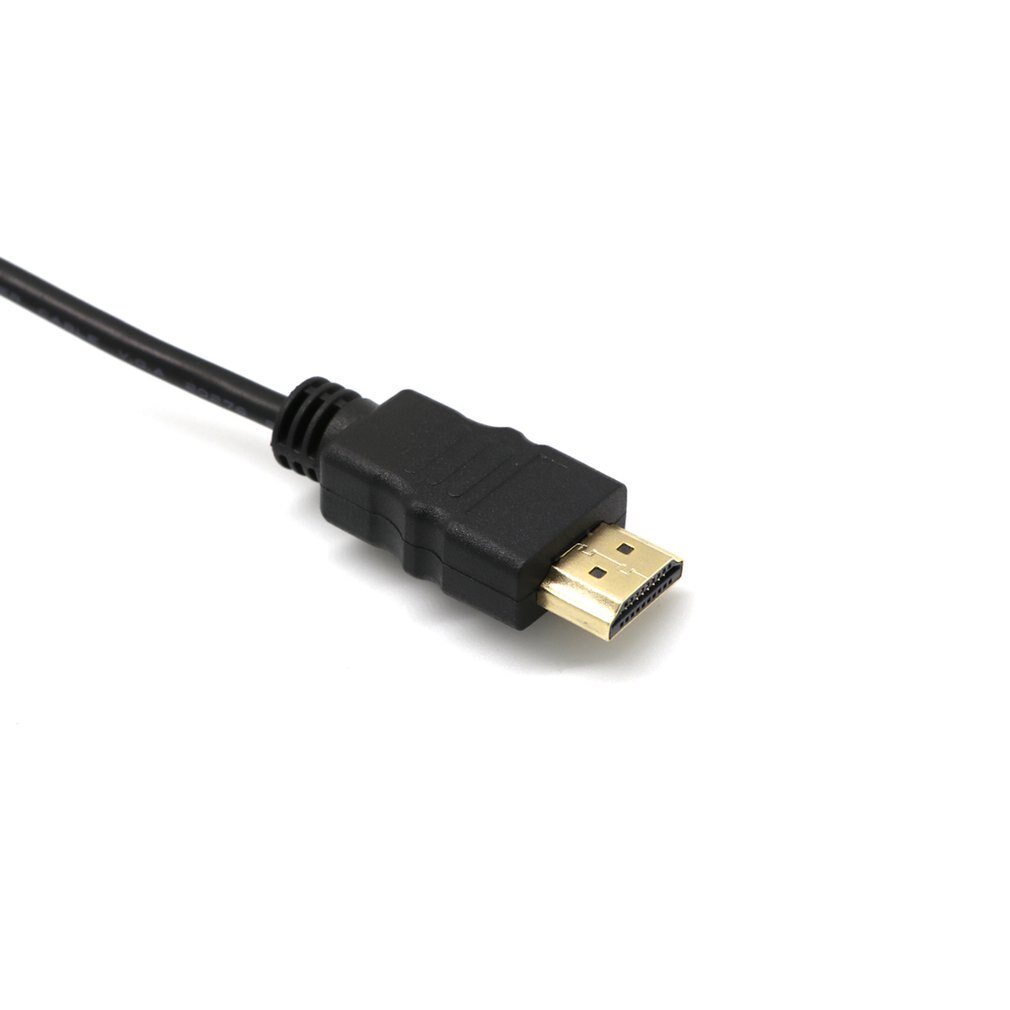 1M Hdmi Naar Vga D-SUB Male Video Adapter Kabel Lead Voor Hdtv Pc Computer Monitor