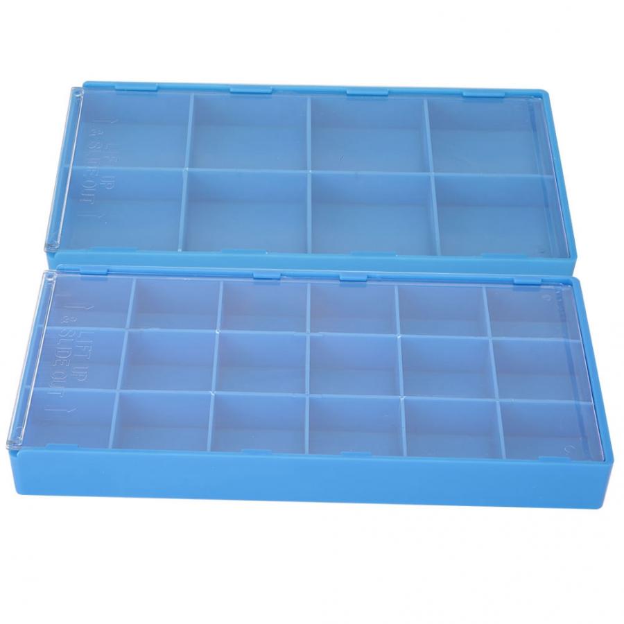 Plastic Horloge Onderdelen Opbergdoos Organizer Horlogemaker Repareren Gereedschap Opslag Lade Plastic Horloge Display Container Horloge Houder