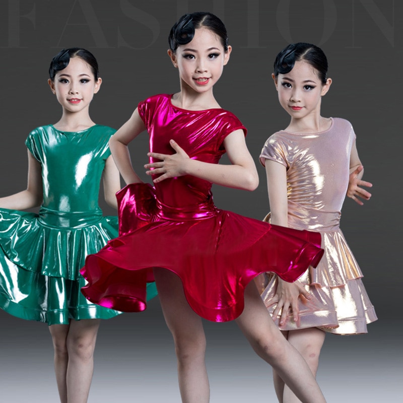 Meisje Latin Dans Jurk Voor Kinderen Concurrentie Latin Dance Kleding Voor Meisjes Ballroom Jurk Kinderen Kid Dansen Kostuums