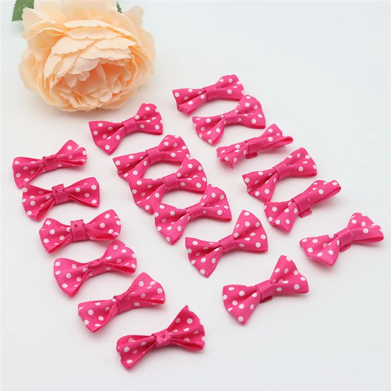50/100pcs Size 2cmx3.5cm mini polka dot bow waist bow tie clothing diy accessories jewelry small bow tie headwear accessories