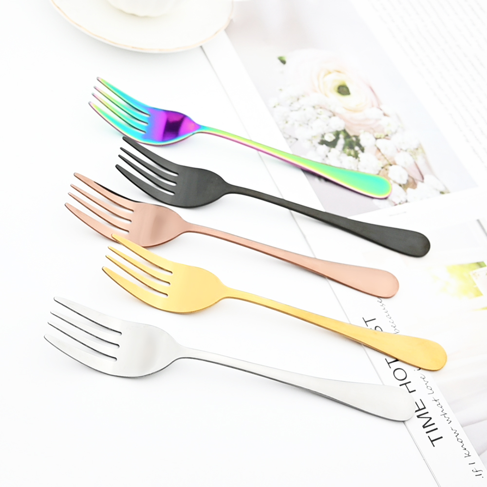 Mirror Kitchen Dinnerware Dinner Public Fork Restaurant Stainless Steel Distributing Fork Buffet Serving Fork Accessories Tools