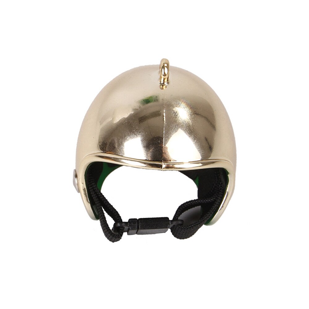Chicken Helmet Protection Chicken Helmet Hen Hard Hat Bird Hat Headgear Small Pet Hard Hat Bird Duck Cap Protector: gold
