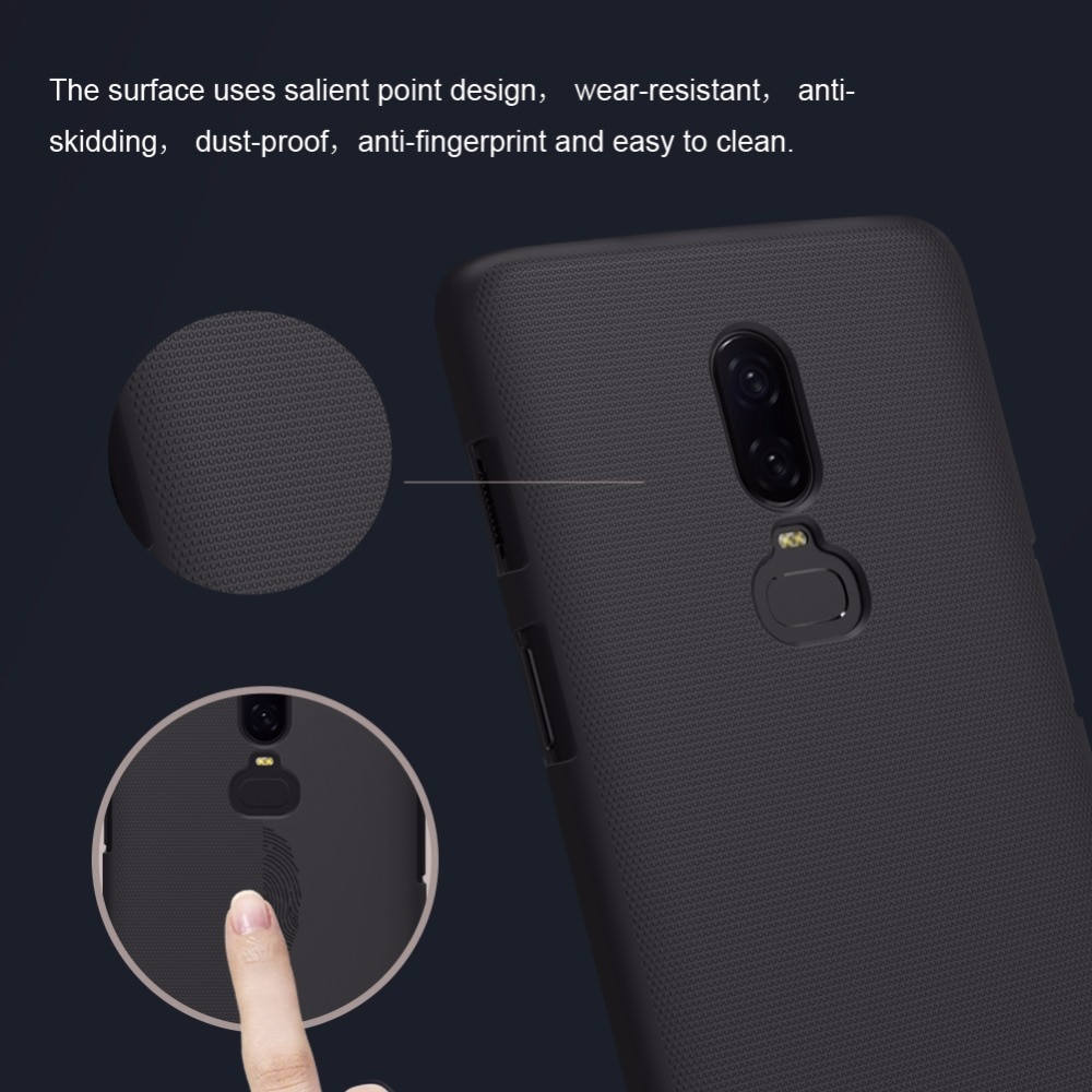 Case For Oneplus 6 NILLKIN Super Frosted Shield hard back cover case for oneplus 6T 6 5 5T 3 with Retail package