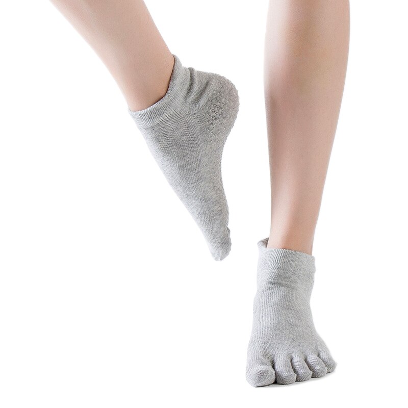 1 paar baumwolle fünf-Finger Yoga socken pilates Fitness Fitnessstudio ÜSpund Anti-Unterhose Socken ballte mädchen nicht Unterhose socken Sport 5 Kappe Socken