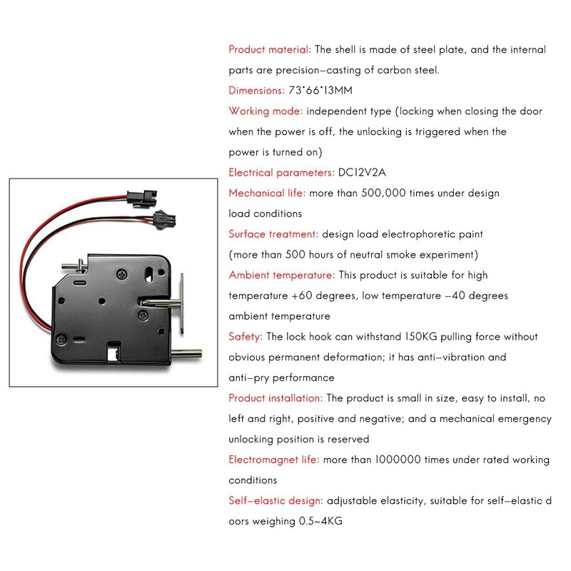 Serrure électromagnétique à commande électronique intelligente 12V 2A, serrure de placard Express à casier, armoire à système de contrôle d'accès