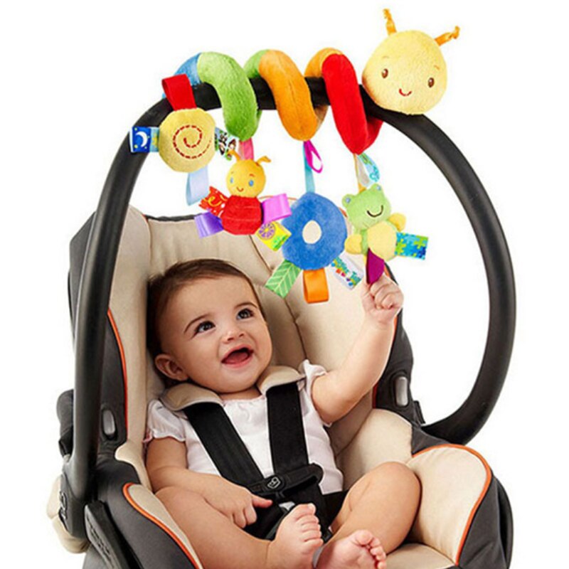 Baby Rattles Mobiles Children Activity Spiral Crib Bed Bell Baby Playing Kids Stroller Newborn Educational Toy for Children