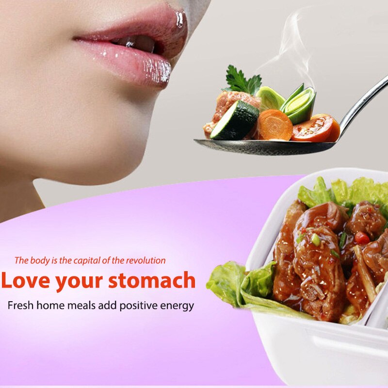 Electric Heated Lunch Box Bento Travel Food Warmer Container Vehicle Heating Cup For Worker Student EU Plug Portable Safe