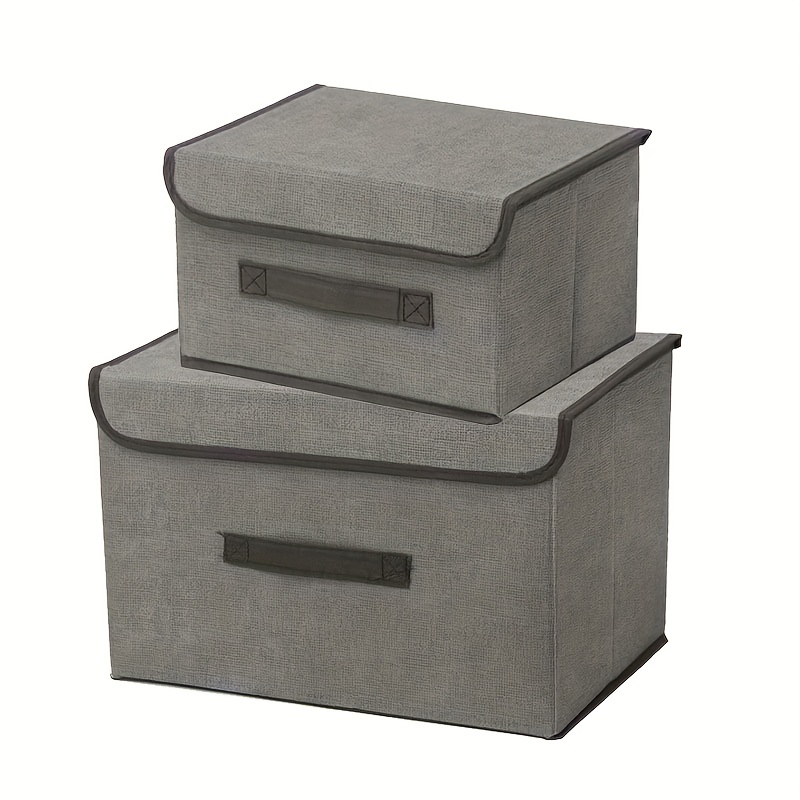 Household Fabric Storage Box Foldable Clothing Storage And Finishing Box Multi-purpose Non-woven Dust-proof Storage Box