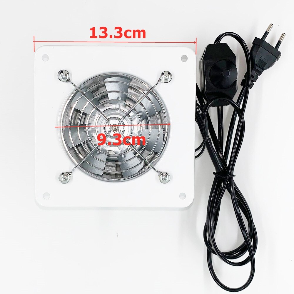 220V Home Silent Inline Pipe Duct Exhaust Fan Bathroom Extractor Kitchen Toilet Air Ventilation