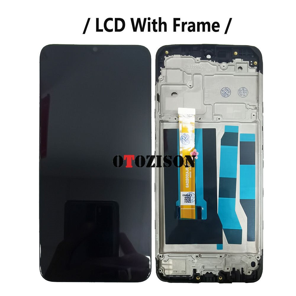 A11X LCD With Frame For OPPO A31 A5 A9 Display A8 A11 LCD Screen Touch Digitizer CPH1931 CPH1937 CPH1941 PDBM00 6.5"