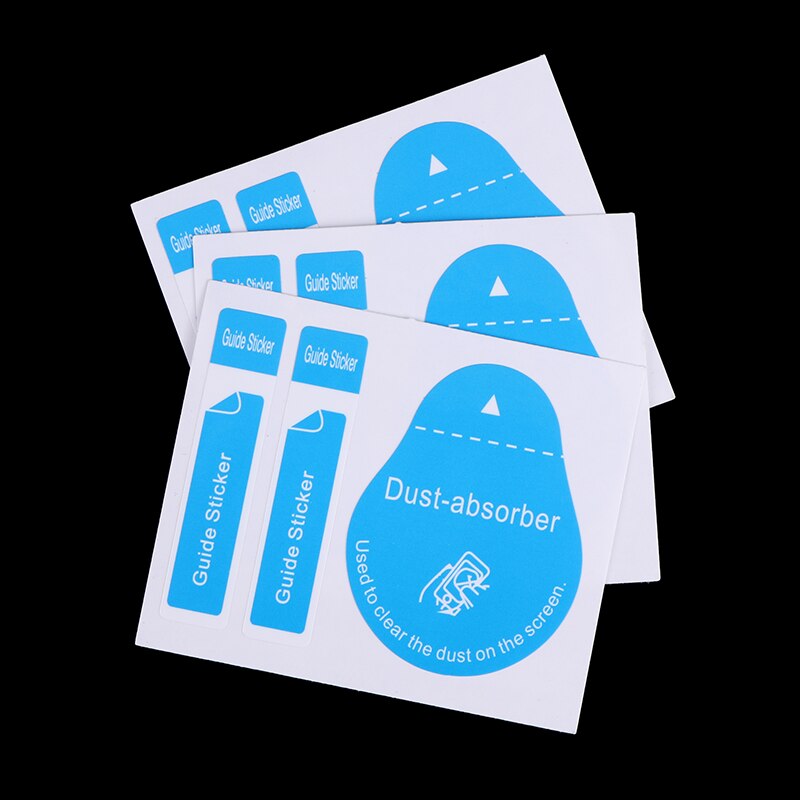 20/50pcs Dust Removal Screen Cleaning Tool 3 In 1 Dust-absorber + Guide Sticker Deudst For Camera Lens LCD Screens Dust Papers