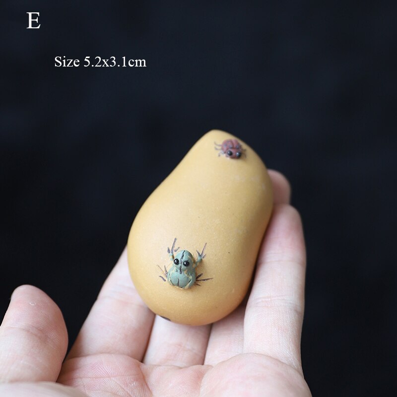 LUWU purpurowa glina czajniki herbata dyniowa zagraj w herbata akcesoria: styl E