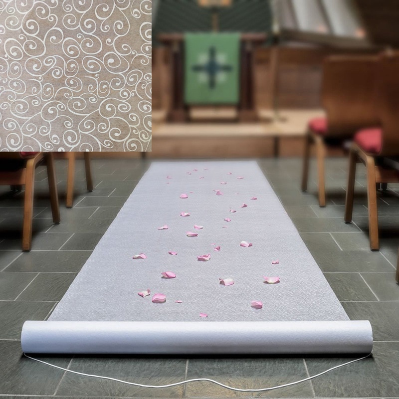 Aisle flower White Runners Wedding Accessories Aisle Runner Carpet Rugs for Step Display Ceremony Party Supply Aisle Runner