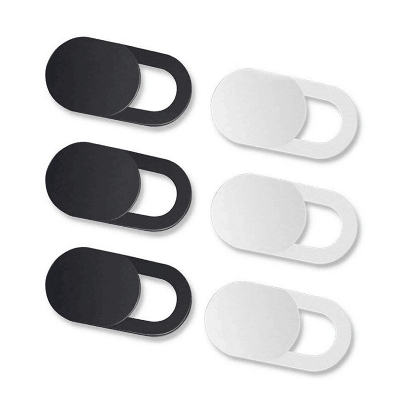 6 Pack Webcam Cover Slide Privacy Beveiliging Beschermen Sticker Laptop Camera Cover Voor Computer Pro: Default Title