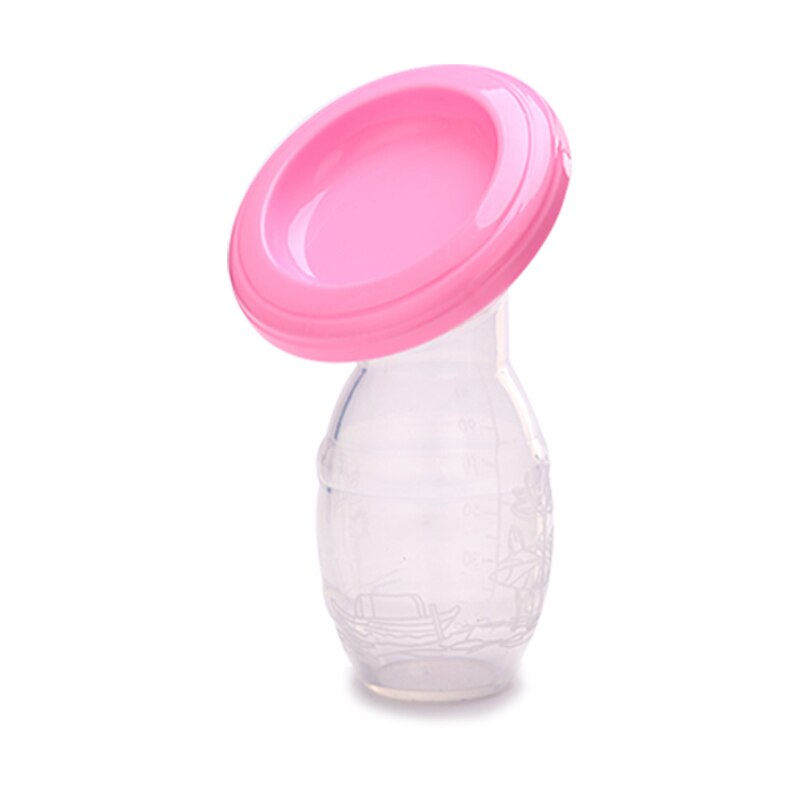 Baby Feeding Manual Breast Pump Partner Breast Collector Automatic Correction Breast Milk Silicone Pumps PP BPA Free: Rose