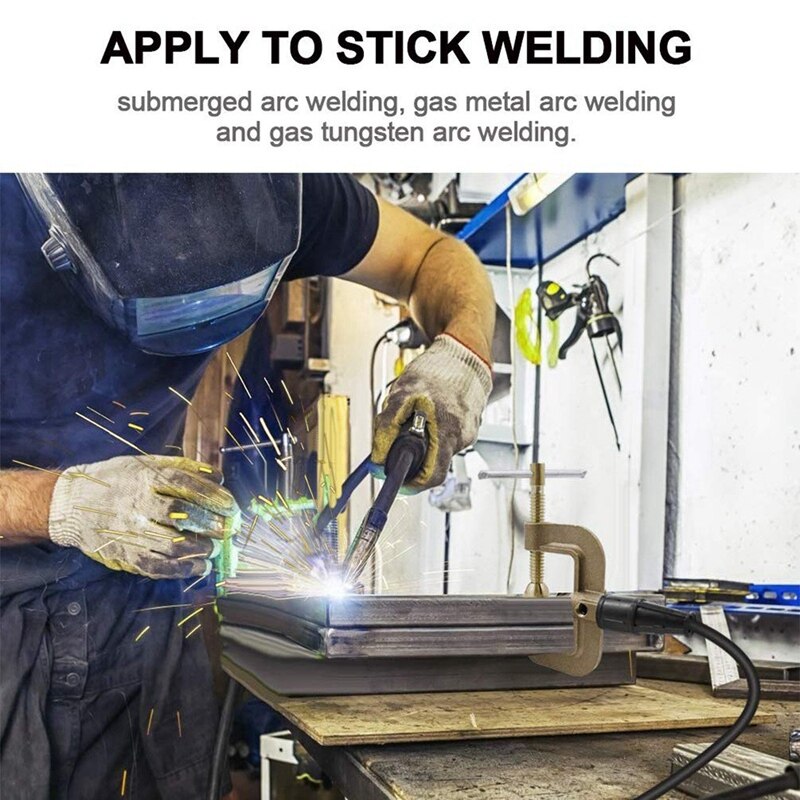 G GROUND Welded Earth Clip 0.75 Kg Fully COOPER 500 a High Standard Copper Earth Clip Suitable for Industrial Use