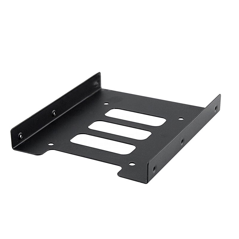 Nyttigt 2.5 tommer ssd hdd  to 3.5 tommer metal monteringsadapter beslag dock 8 skruer harddiskholder til pc harddisk kabinet