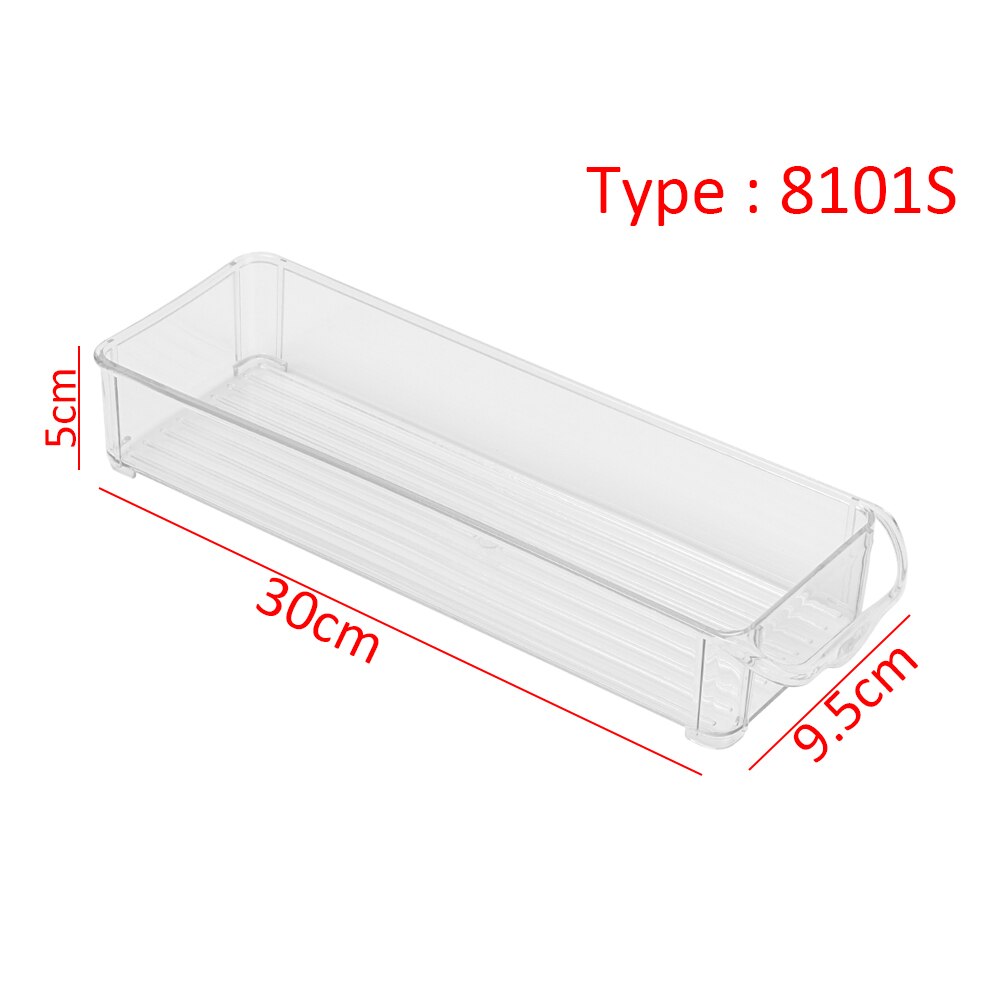 Plastikowy typ szuflady przezroczysta lodówka świeże pudełko taca na jajka mrożjeden pojemniki robić przechowywania pudełka robić przechowywania żywności akcesoria kuchenne: 8101S	205