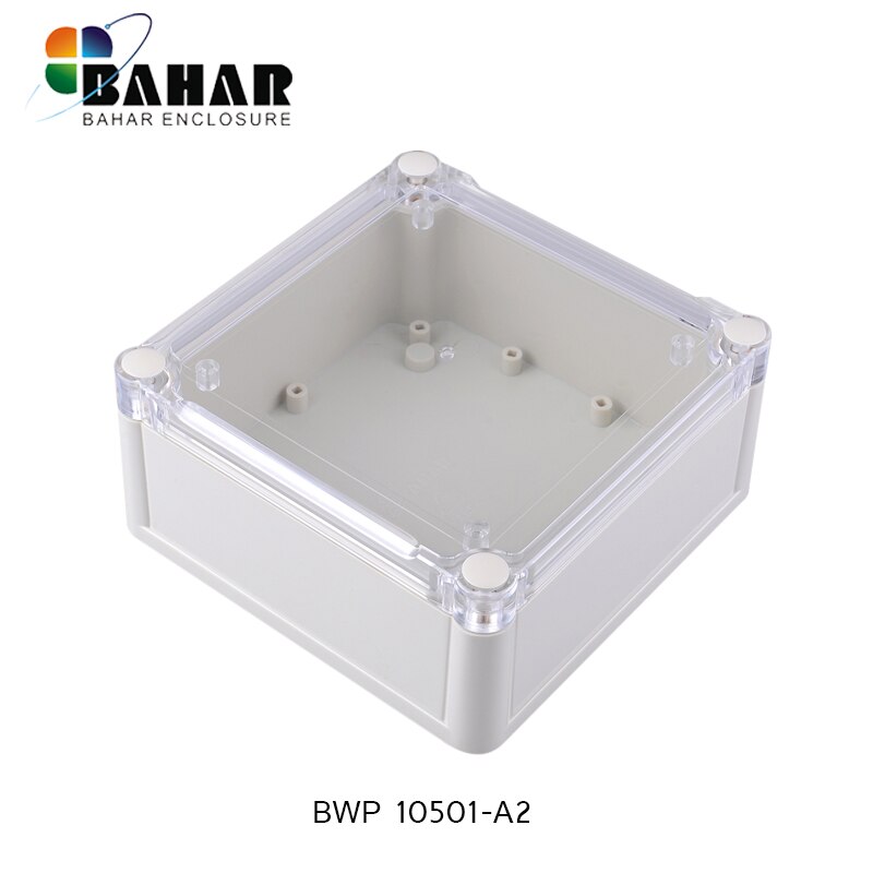 ABS PC waterproof plastic junction box CUSTOM transparent housing Waterproof electronic wire connectors enclosure 120*120*55mm