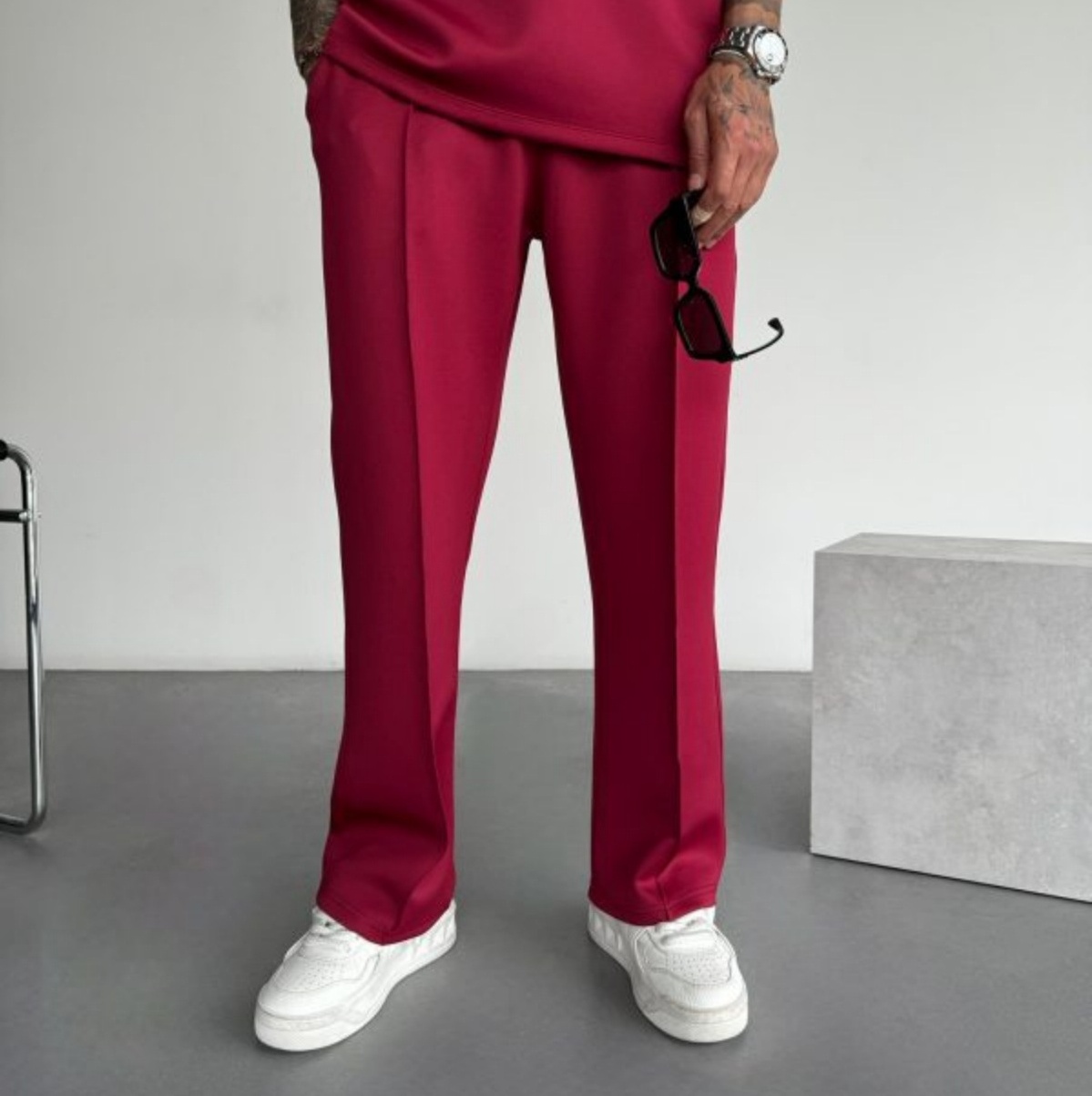 Pantaloni Casual Uomo Elastici E Traspiranti – Tinta Unita Con Tasche, Perfetti Per Tutti I Giorni