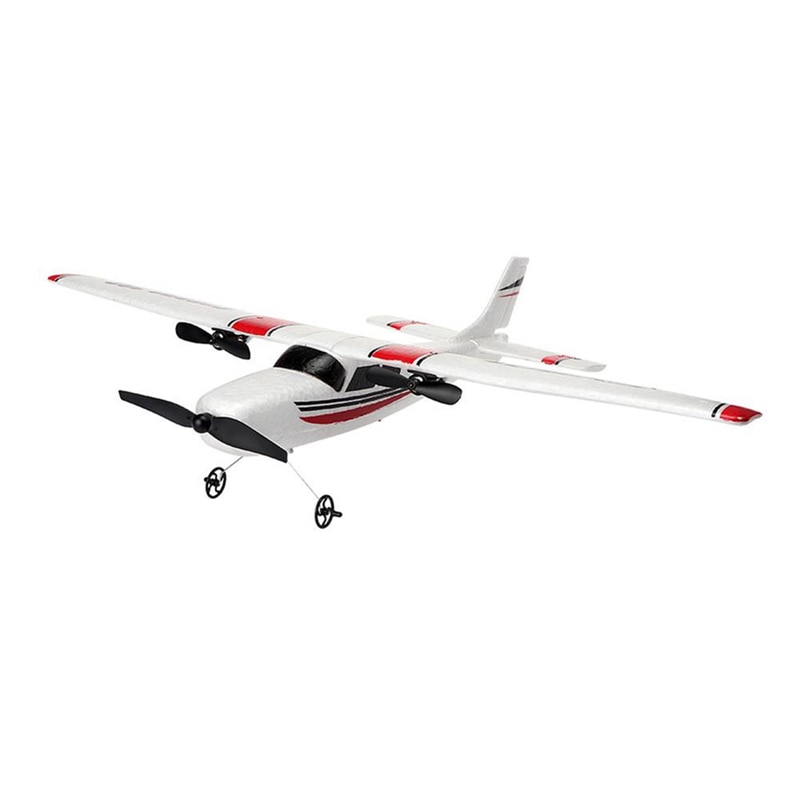 RC Airplane Cessna 182 FX801 310mm Wingspan Remote Control DIY Aircraft Fixed Wing Plane for Beginner Toys Built-In Battery