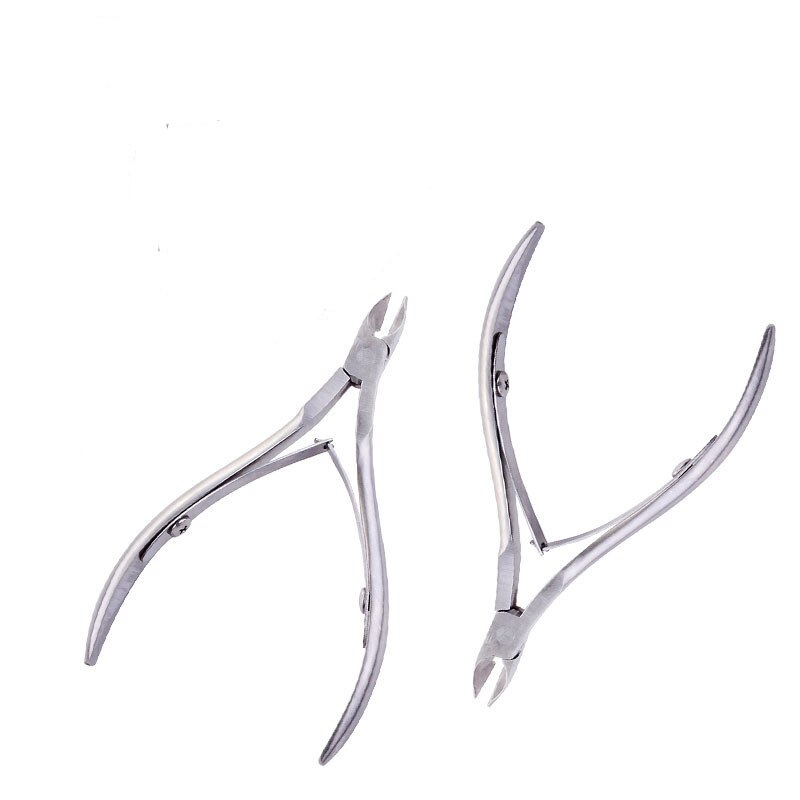 5 pcs/lot pince à cuticules en argent pour ongles en acier inoxydable coupe-ongles en acier inoxydable