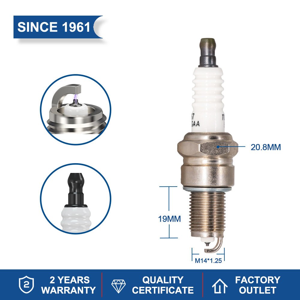 Soplete de bujías de platino de alto rendimiento, 2/4/6/PGR5C-11, para BPR5EIX-11/BPR6EIX-11/, JAC, SGMW