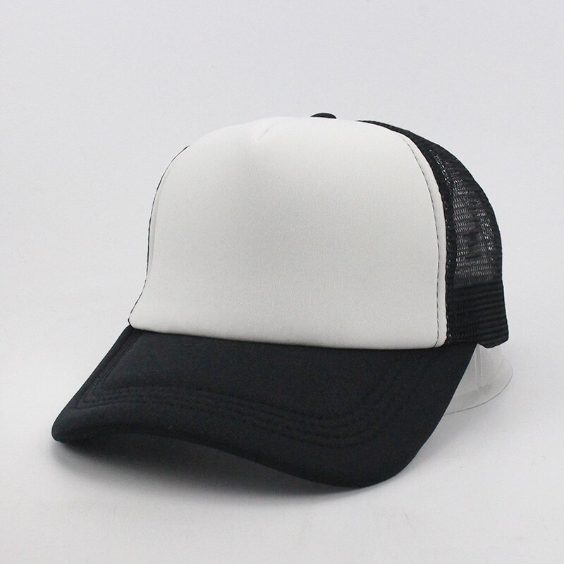 Casquette Hip Hop couleur unie respirante | Casquettes de Baseball, casquettes d'été, Casquette de camionneur femmes et hommes, Casquette Gorras,: Black white