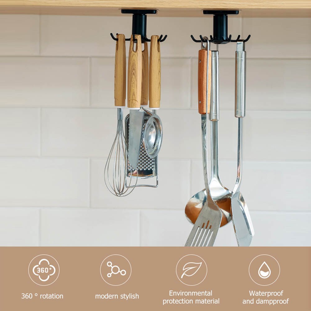 360 Graden Draaibare Rekken Keukens Keukengerei Opslag Houder Diversen Organisatoren Voor Huishoudelijke Keuken Accessoires
