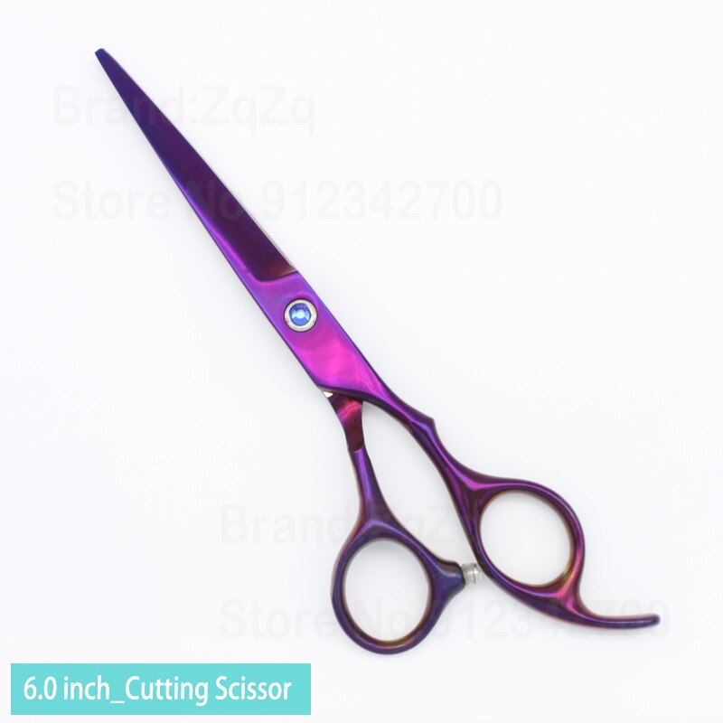 Zqzq Kappersscharen 6 Inch Haar Schaar Professionele Kapper Schaar Snijden Dunner Styling Tool Kappers Shear: Purple Cutting