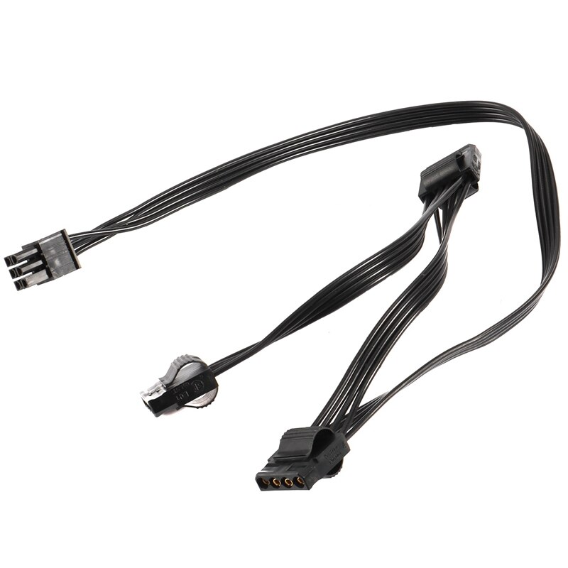 6 Pin to 3X IDE Driver Power Cable for EVGA Supernova 650 750 850 1000 1600 2000 G2 G3 P2 T2 GS