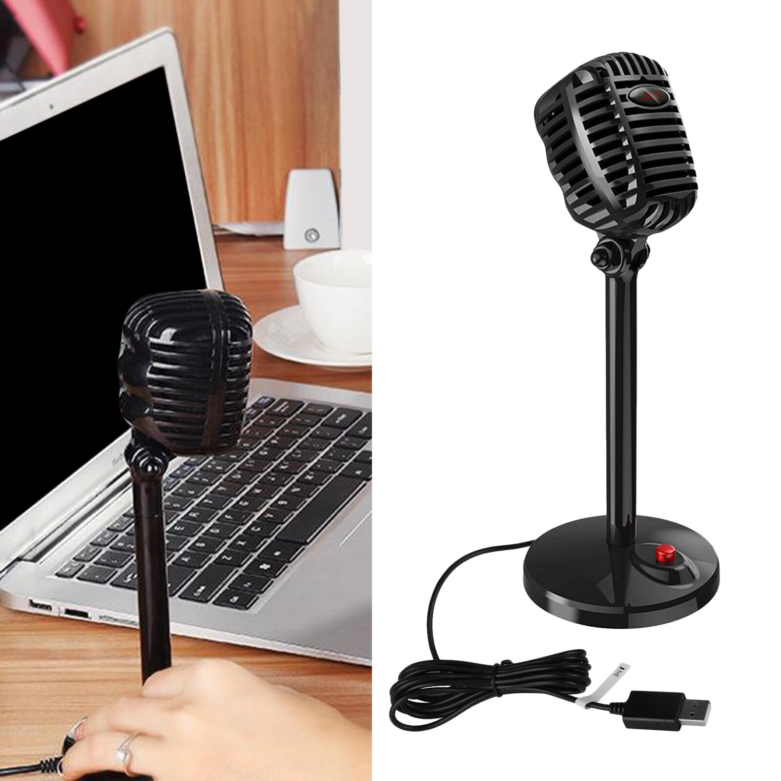 USB Microphone Recording Vocals Mic Podcast Speech Gaming Singing PC Mic