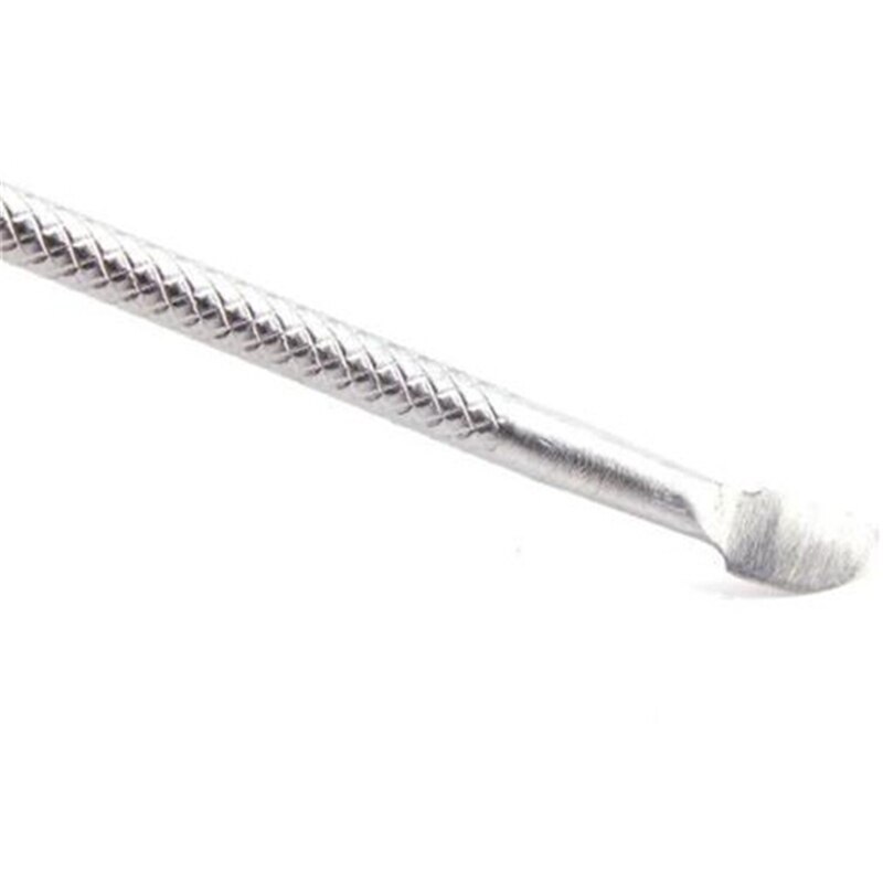 Double Head Stainless Steel Cuticle Nail Pusher Manicure Tool Dead Skin Push For Nail Women Men