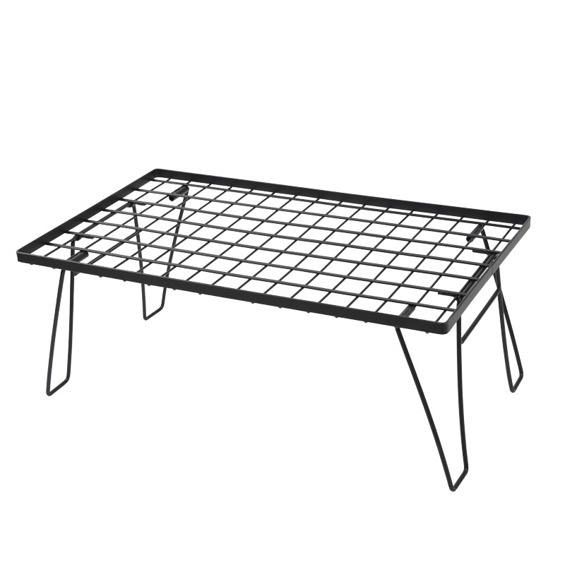 Camping BBQ Picknicktafel DIY Opvouwbare metalen tafel 60x35cm