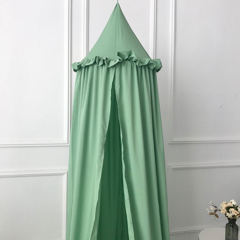 Kinder Bett Baldachin Vorhänge Kinder Spielen Baby Krippe Babybett Hängen Zelt Runde Hing Kuppel Moskito Mesh Zimmer Dekoration