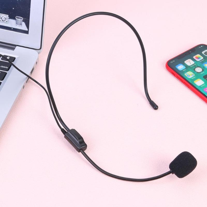 3Pin Mini XLR TA3F Headworn Microphone for Wireless Body-Pack Transmitter