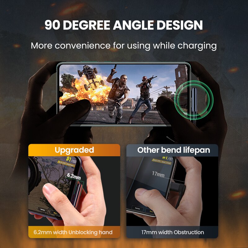 UGREEN 5A USB Tipo C Cavo Veloce Sovralimentare 40W USB C Carica Rapida 3.0 Tipo-C USB Veloce cavo di ricarica per Huawei Compagno di 30 pro P30