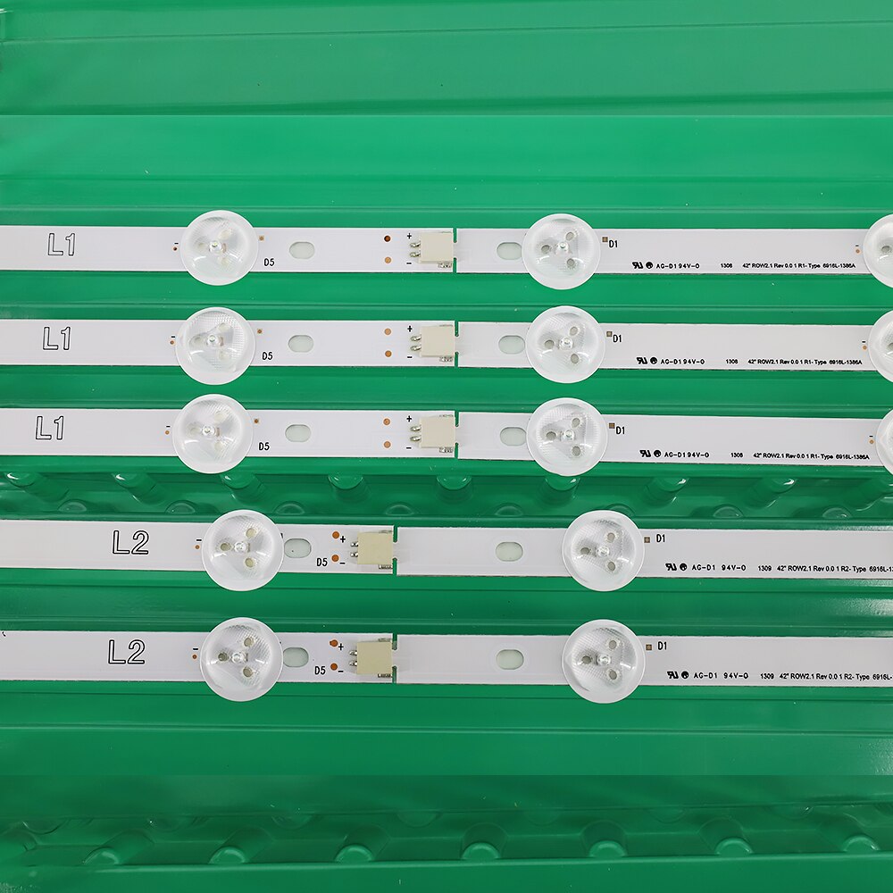 Erstatning bakgrunnsbelysning array led strip bar for lg  lc420 due-sfr 1 42 ln 6138 42 la 6208 42 la 6130 lc420 due 42 ln 575v 42 ln 578v 42 ln 5710 4.
