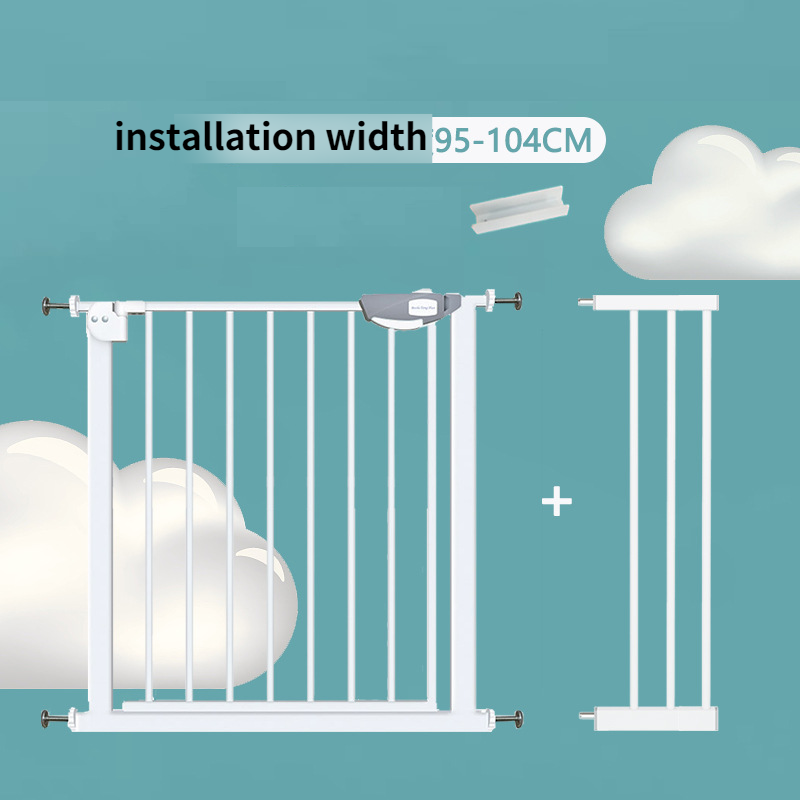 Cerca automática para perros, puerta protectora para mascotas, puerta protectora para niños, puerta de seguridad para bebés, fácil instalación sin perforación: Suit for95-104cm