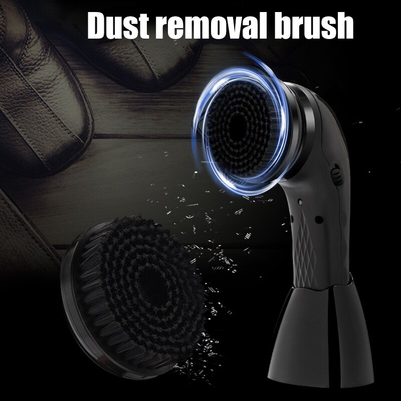 Portable Handheld Automatic Electric Shoe Polisher Automatic Shoe Polishing Cleaning Machine Brush Care Shoe Leather Tools
