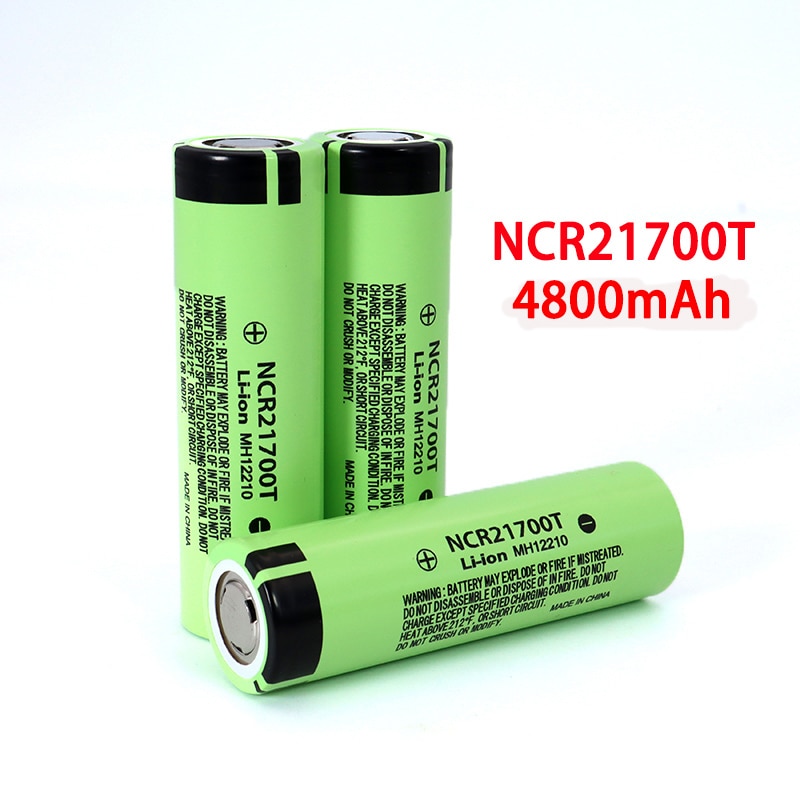 3.7V NCR21700T 4800mAh li-lon battery 15A power 5C Rate Discharge ternary lithium batteries DIY Electric car battery pack