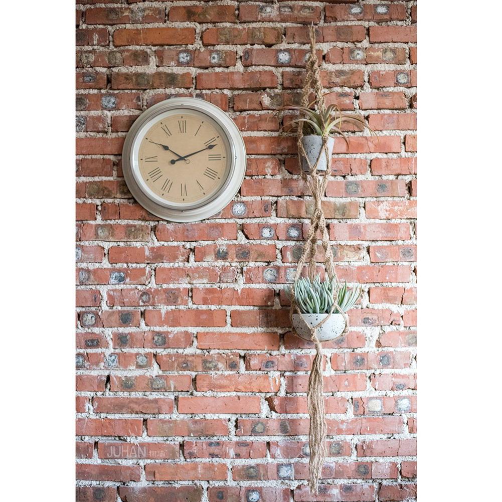 Handmade Macrame Plant Hanger Flower / Pot Hanger Pot Tray for Wall Decoration Countyard / Garden Pot Tray for Plant