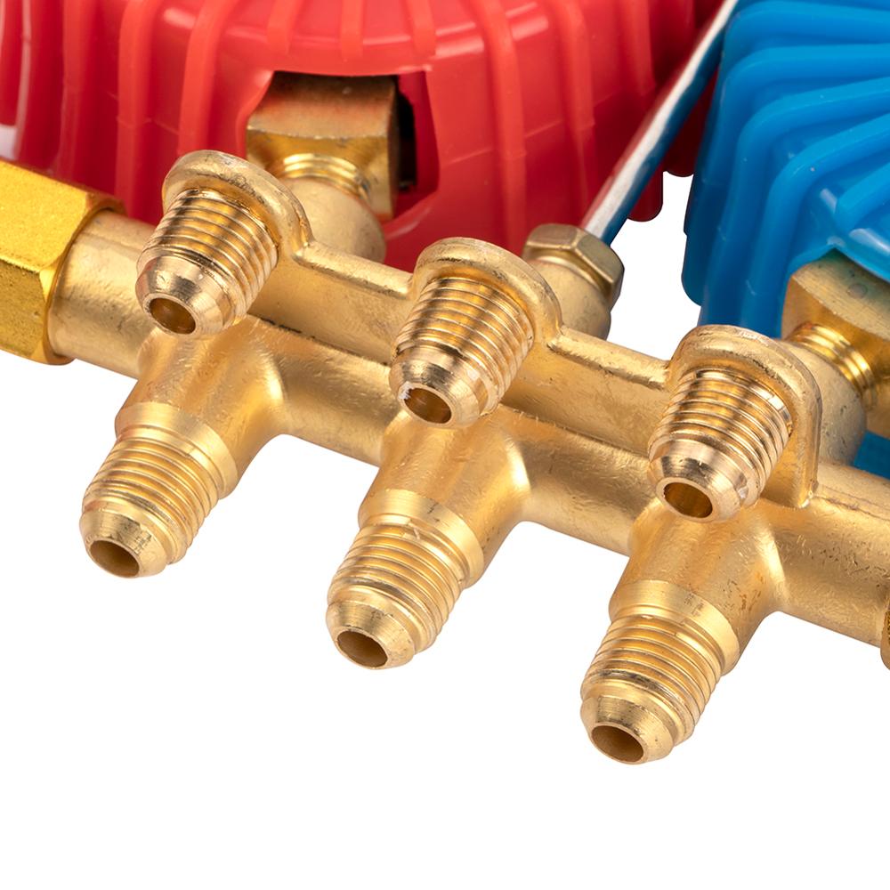 Car Air Conditioning Refrigerant Manifold Gauge Set Freon Meter for R134A R12 R22 R502 Refrigerant