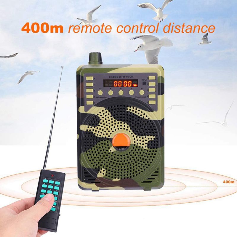 Caça chamariz chamadas de pássaro eletrônico caller camuflagem elétrica caça falante mp3 kit controle remoto